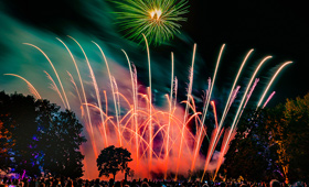 Flammende Sterne - das internationale Feuerwerksfestival. (Bildquelle: © Hubert Hartmann)