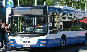 OVR-Bus am Wollhaus
